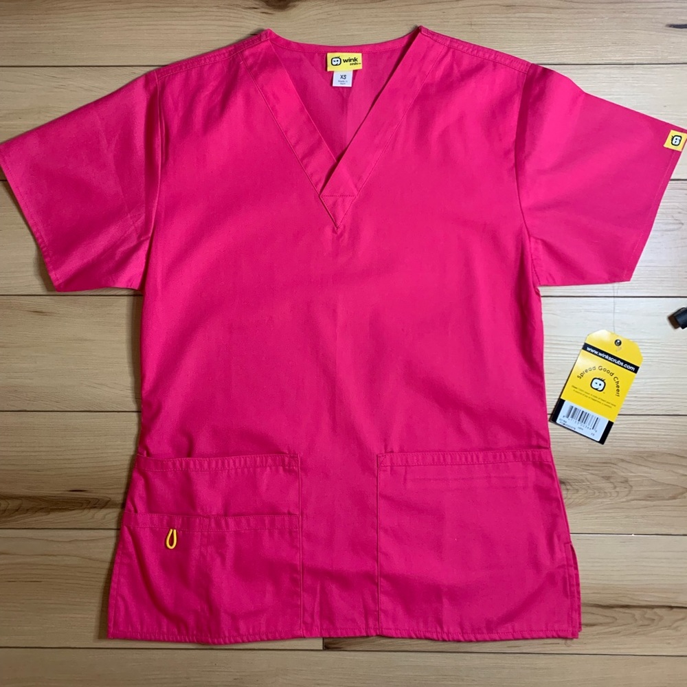 New- WonderWink Origins 6016-Bravo-Women's V-Neck Scrub Top - Picture 13 of 16